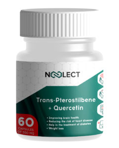 Trans-Pterostilbene + Quercetin 60 капсул